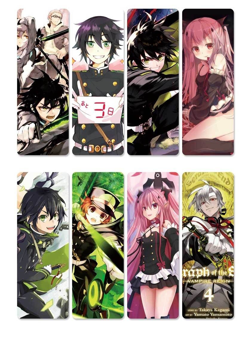 2020 Anime Seraph Of The End Pvc Bookmarks Desk Accessories 3d Colorful Printing With Hiiragi Shinoa Yoichi Saotome From Sakatagintoki 1 36 Dhgate Com