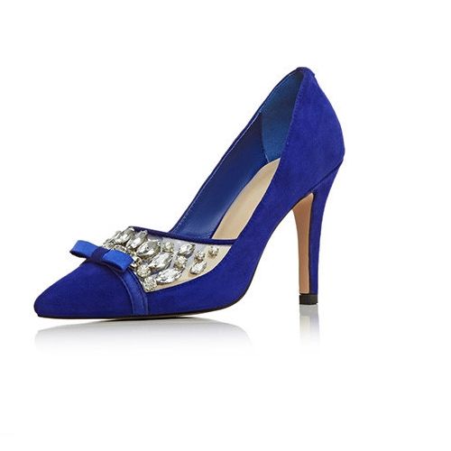 Details about   Pointy Blue Suede Pumps Chic Stylish High Heels Stiletto Party Dress Women Shoes