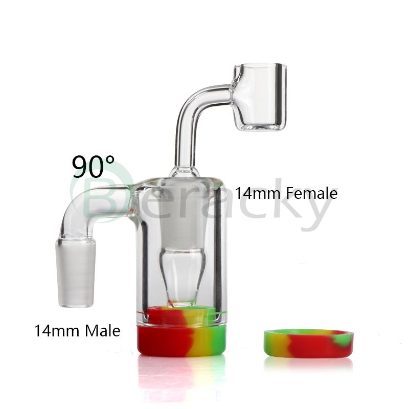 B Style 90 ° 14 M-14 F + Quartz Banger