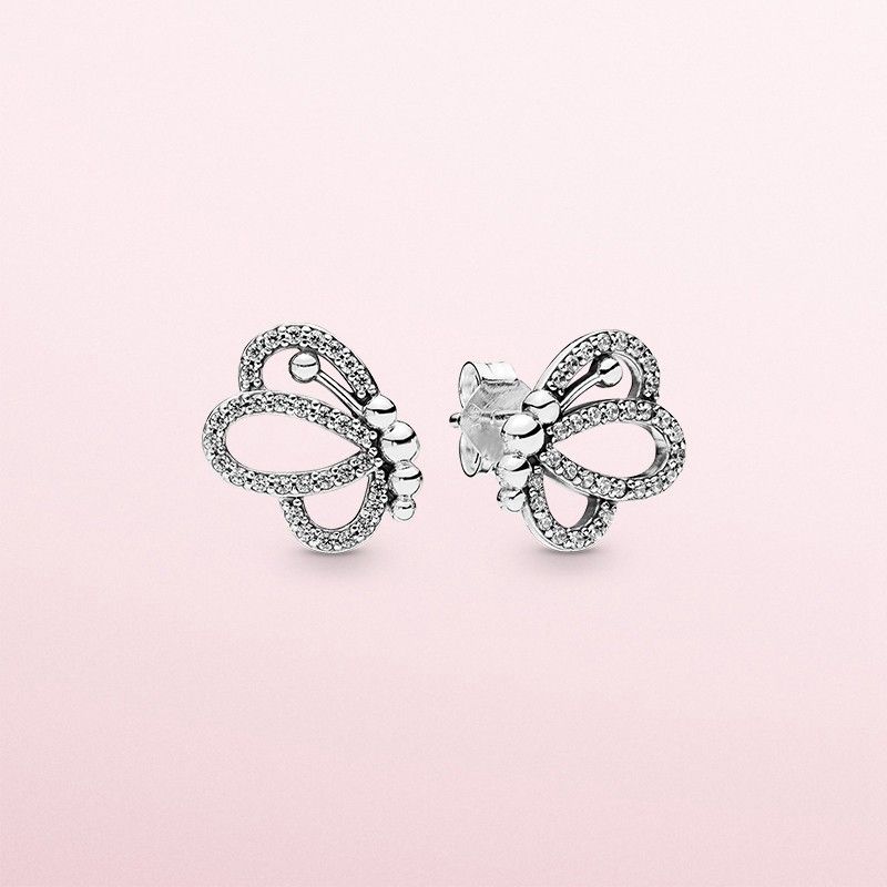 Pandora butterfly earrings Clearance