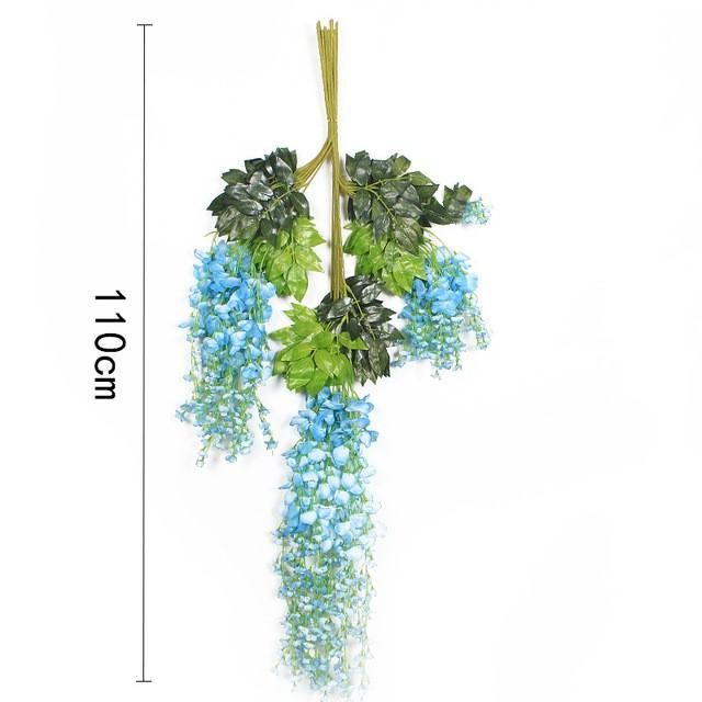 2020 Artificial Ivy Flowers Silk Flower Wisteria Vine