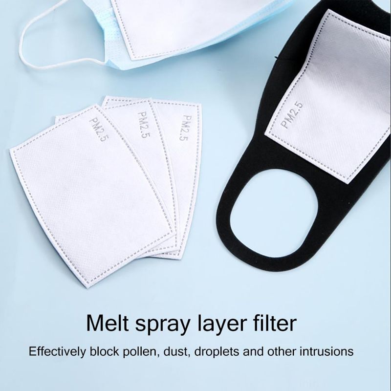 2020 PM2.5 Filter Air For Mask Anti Haze Mouth Mask Replaceable Filter