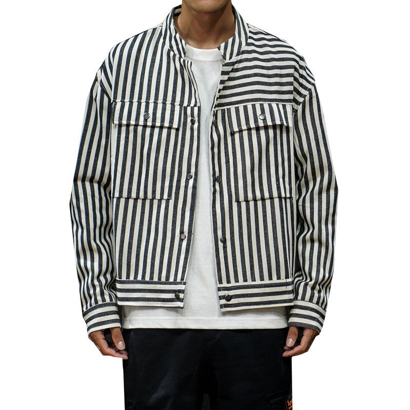 Striped jacket mens Clearance