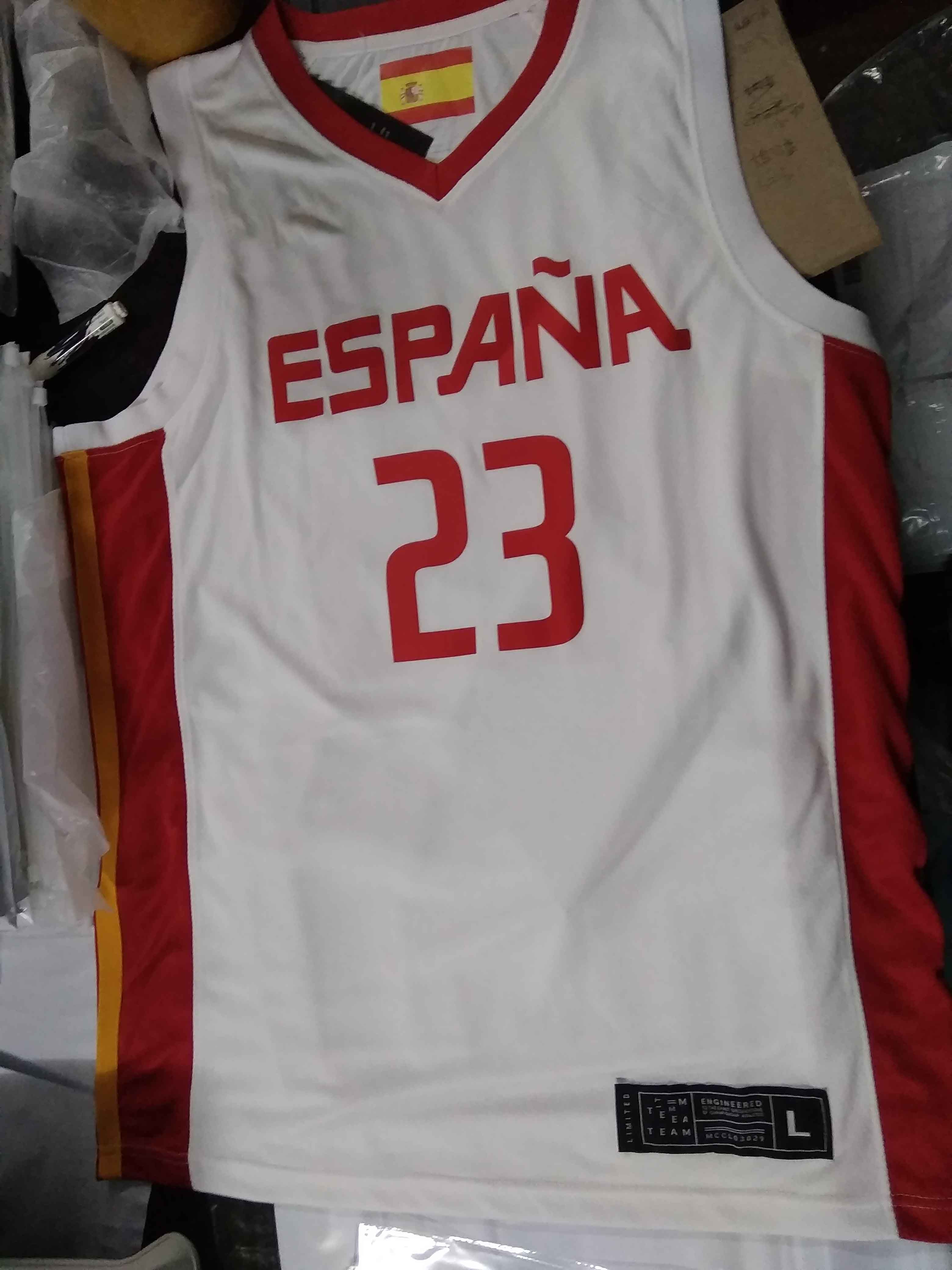 espana basketball jersey