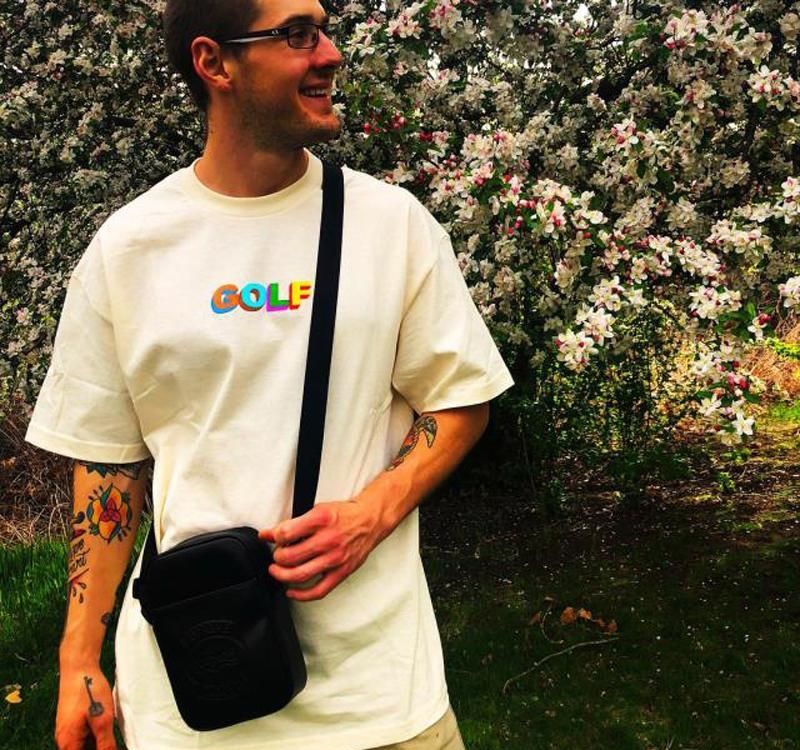 GOLF WANG MULTI COLOR 3D LOGO Tee 
