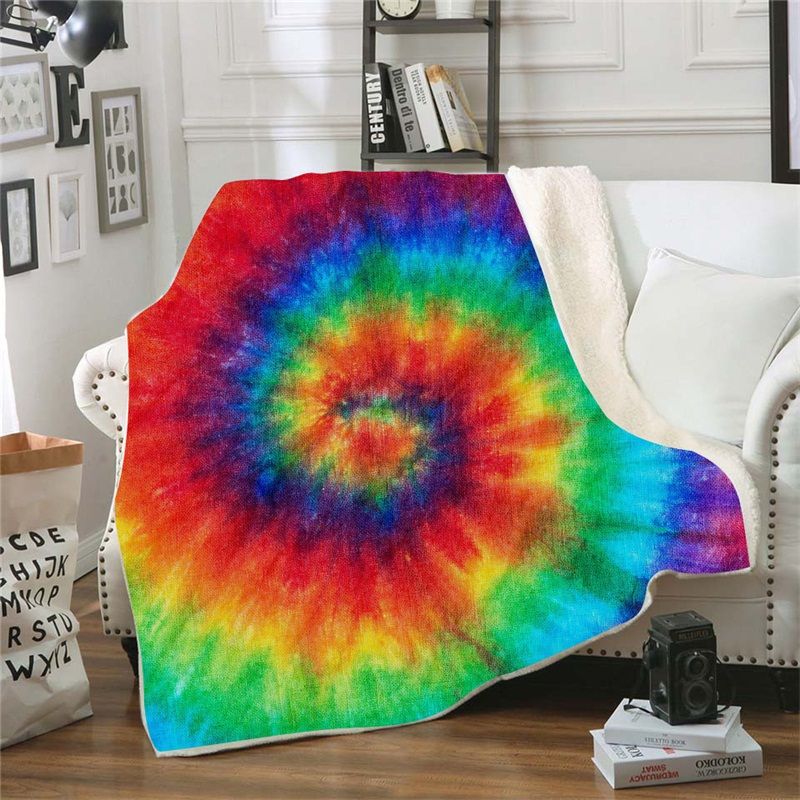 Flower Color Blankets 3D Digital Printing Sofa Articles Household