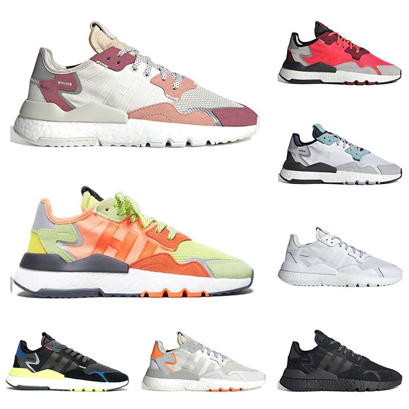 adidas nite jogger preto e laranja