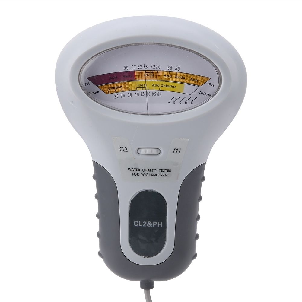 2020 Chlorine Tester, Ph & Chlorine Cl2 Level Meter Tester Test Monitor