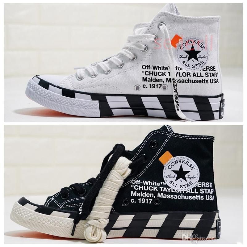 converse off white nere