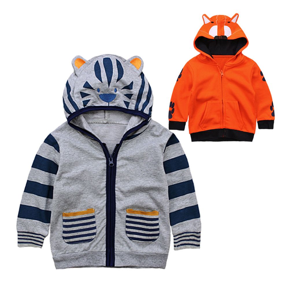 Toddler Boy Girl Kids Cotton Clothes Sweatshirt Hoodies Jacket Coat Outwear Tops