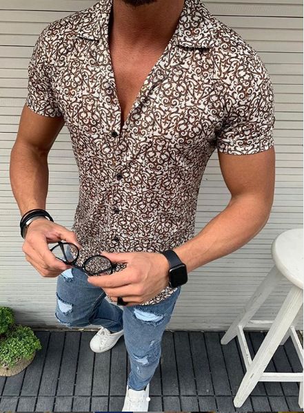 red striped shirt outfit mens
