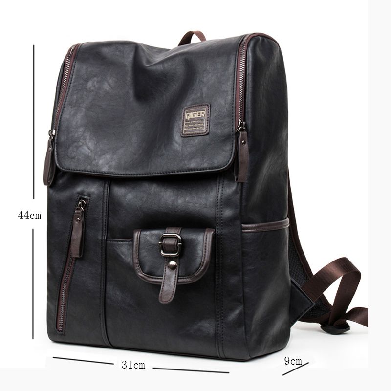 leather backpack mens style