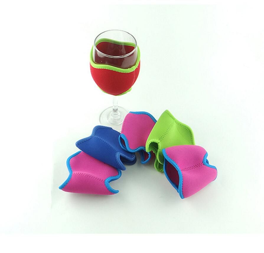 2020 Wholesale Hot Neoprene Red Wine Glass Holder Cooler Champagne