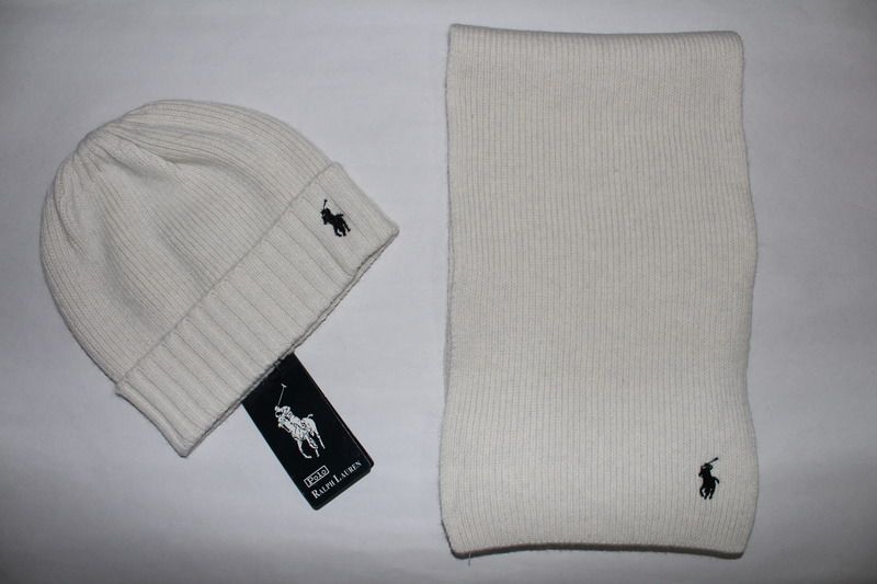 mens polo hat and scarf set