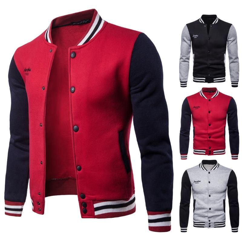 Compra Sudaderas Con Capucha Para Hombre Sudaderas Para Hombre Otoño Est  Parejas Ropa Fleece Soporte Collar Guardia Béisbol Estilo Multi Colors  Masculino Chaqueta Barato | Entrega Rápida Y Calidad | Es.Dhgate