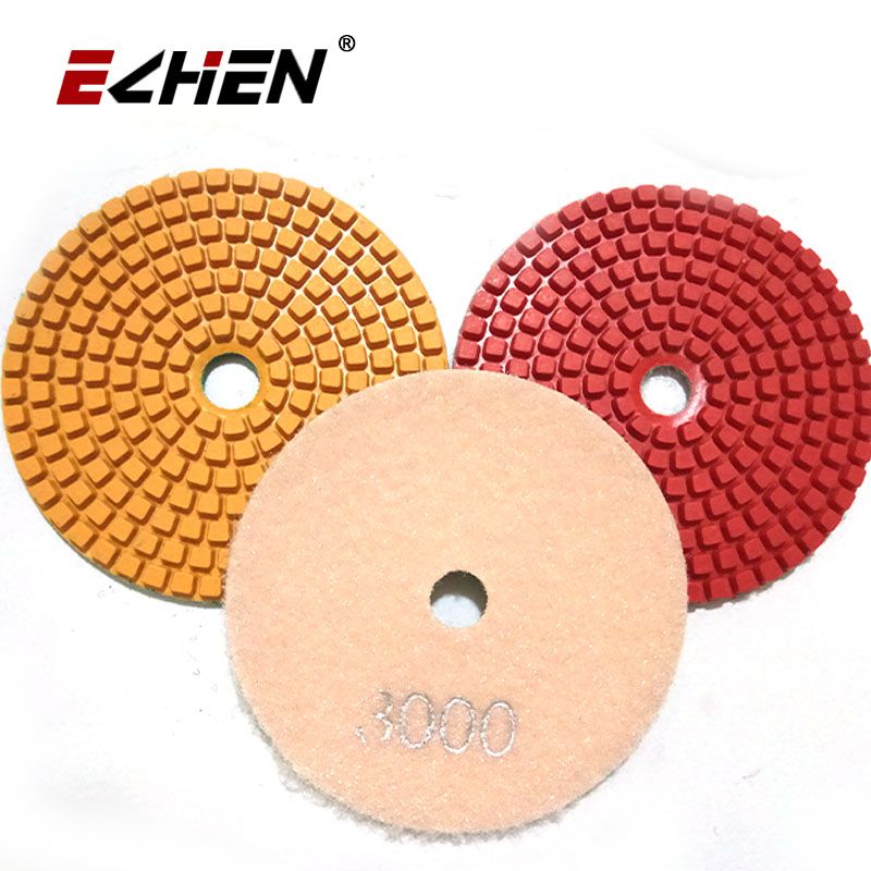 2019 Diameter 100mm 4 Inch Diamond Wet Polishing Pad Granite