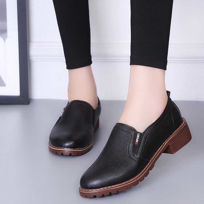 womens slip on oxfords