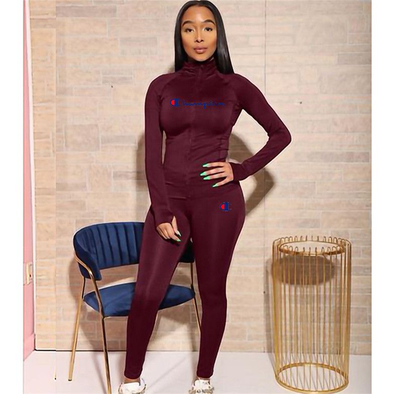 brown champion sweatsuit