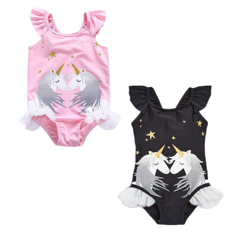 baby girl unicorn swimsuit