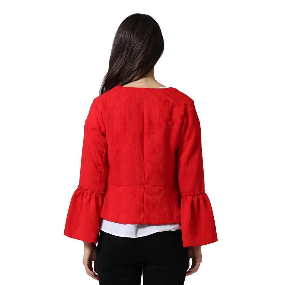 Virtual Store USA women elegant solid jacket s CT1481