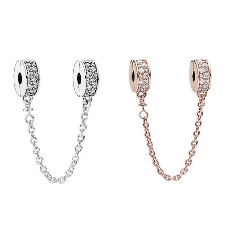 chaine de securite pandora rosee chaine de securite pandora rosee