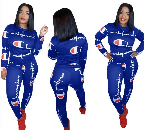 2020 Women Champion Clothes Two Piece 