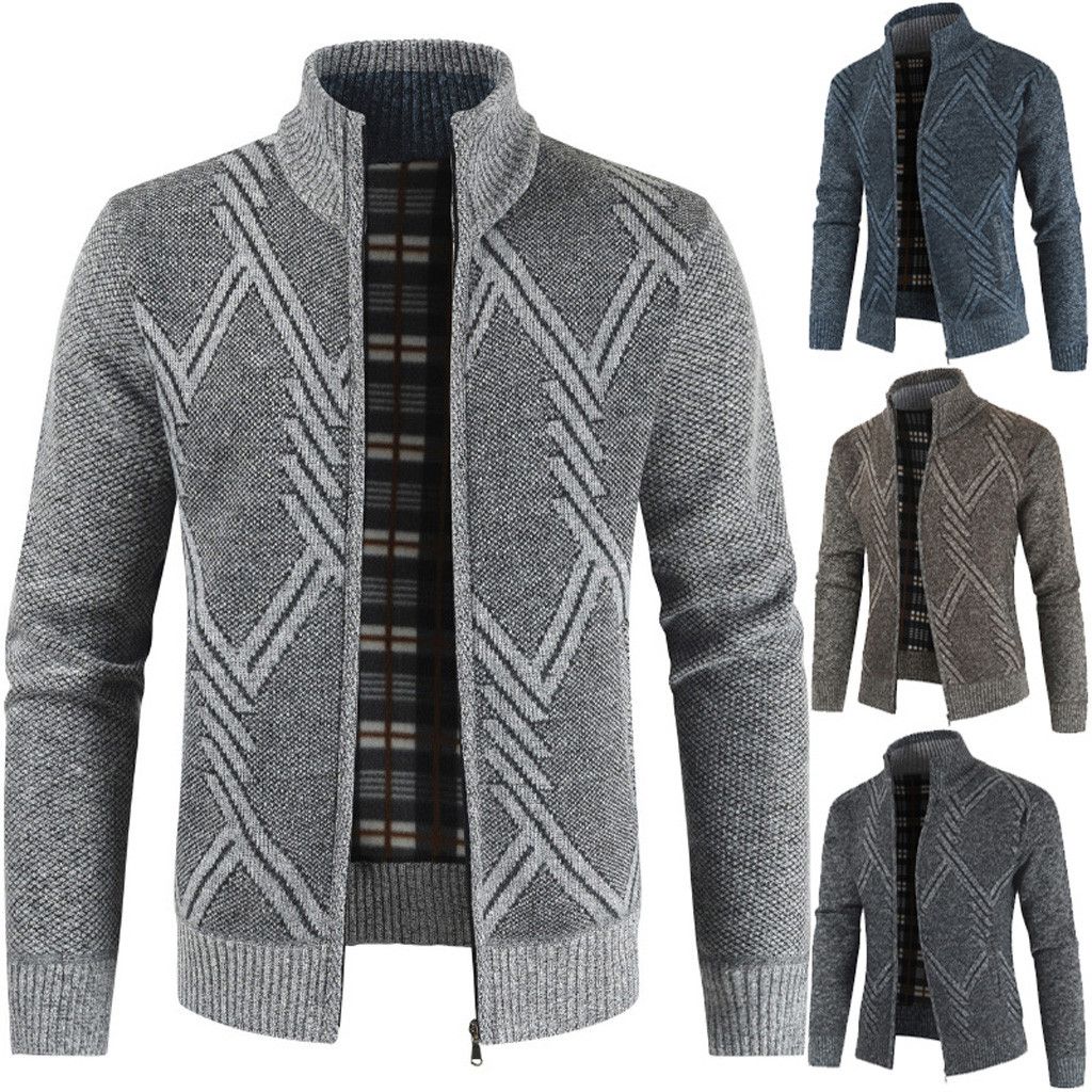 mens winter sweater jacket
