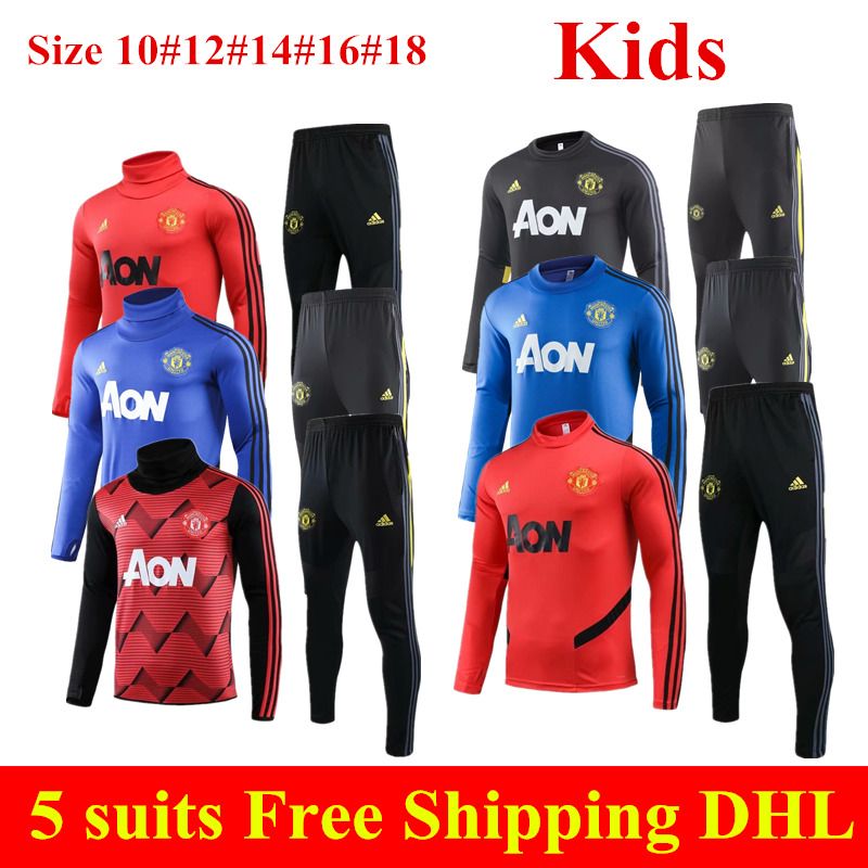 boys man united tracksuit