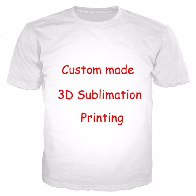 T Shirt 3D Print Sublimation T Shirt 