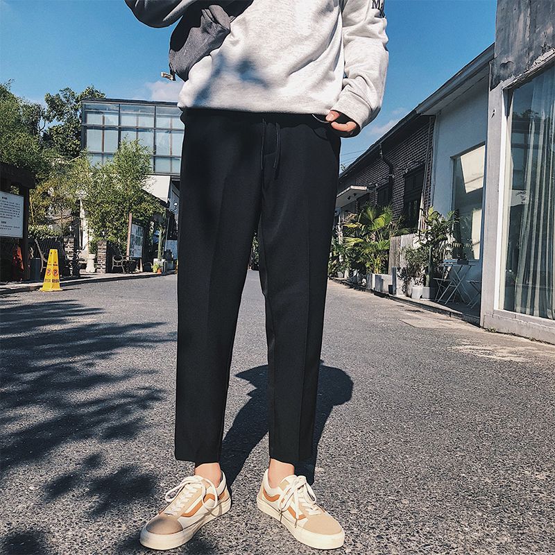 2020 2018 Fashion Mens Youth Japan Style Loose Large Size Solid