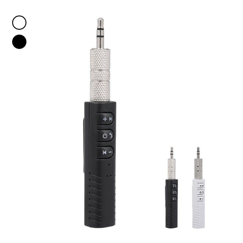 Black Audio Receiver Bluetooth4.1 Receiver 3.5mm Jack Music Adapter For Speaker