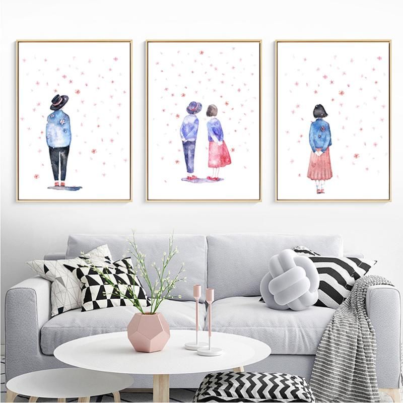 2020 Abstract Young Lovers Posters And Prints Wall Art Canvas Painting Wall Pictures For Living Room Decor Poster Decoration From Hibooth 22 78 Dhgate Com
