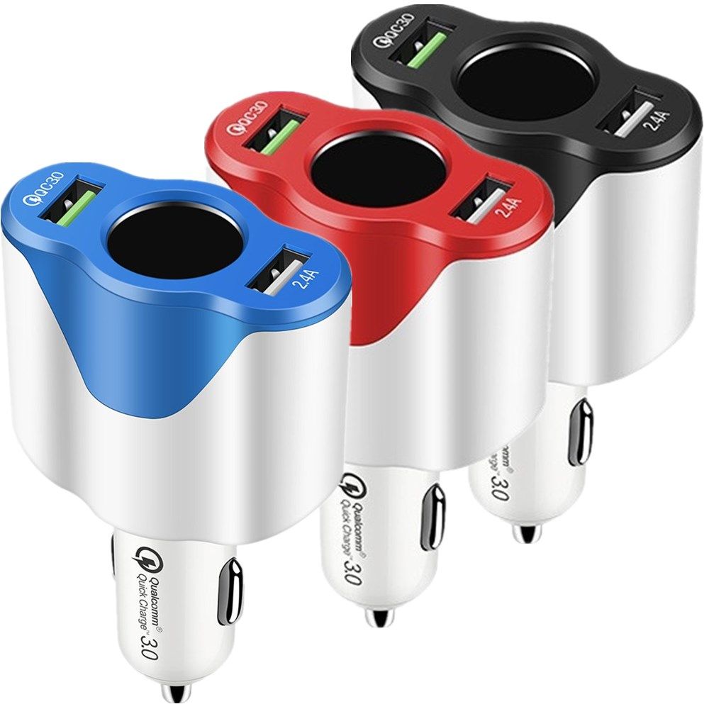 Cigarette Lighter QC3.0 Fast Quick Car Charger Dual Usb Ports Car Chargers For Iphone 7 8 X 11 Samsung Htc Android Phone Gps Pc Mp Charging Bank Cigarette Lighter QC3.0 Fast Quick Car Charger Dual Usb Ports Car Chargers For Iphone 7 8 X 11 Samsung Htc Android Phone Gps Pc Mp Charging Bank