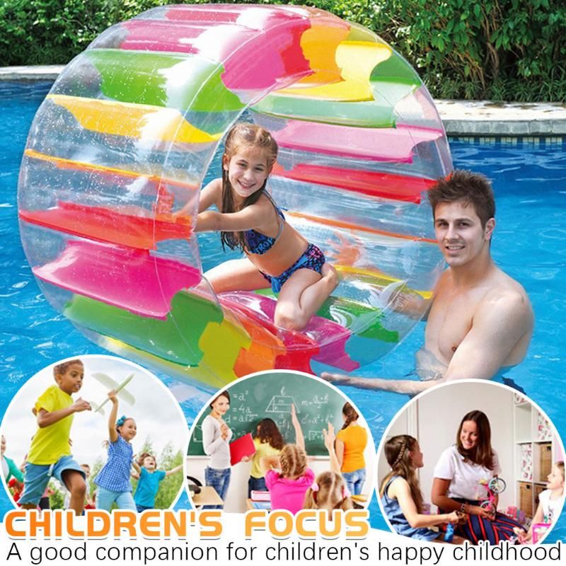 giant inflatable colorful wheel