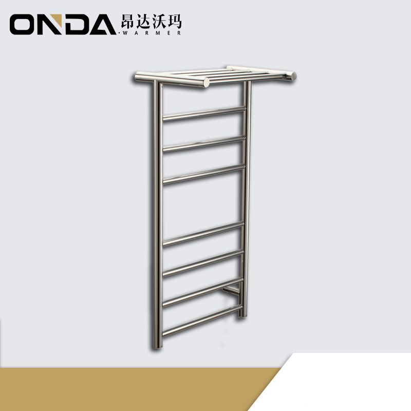 towel warmer with shelf