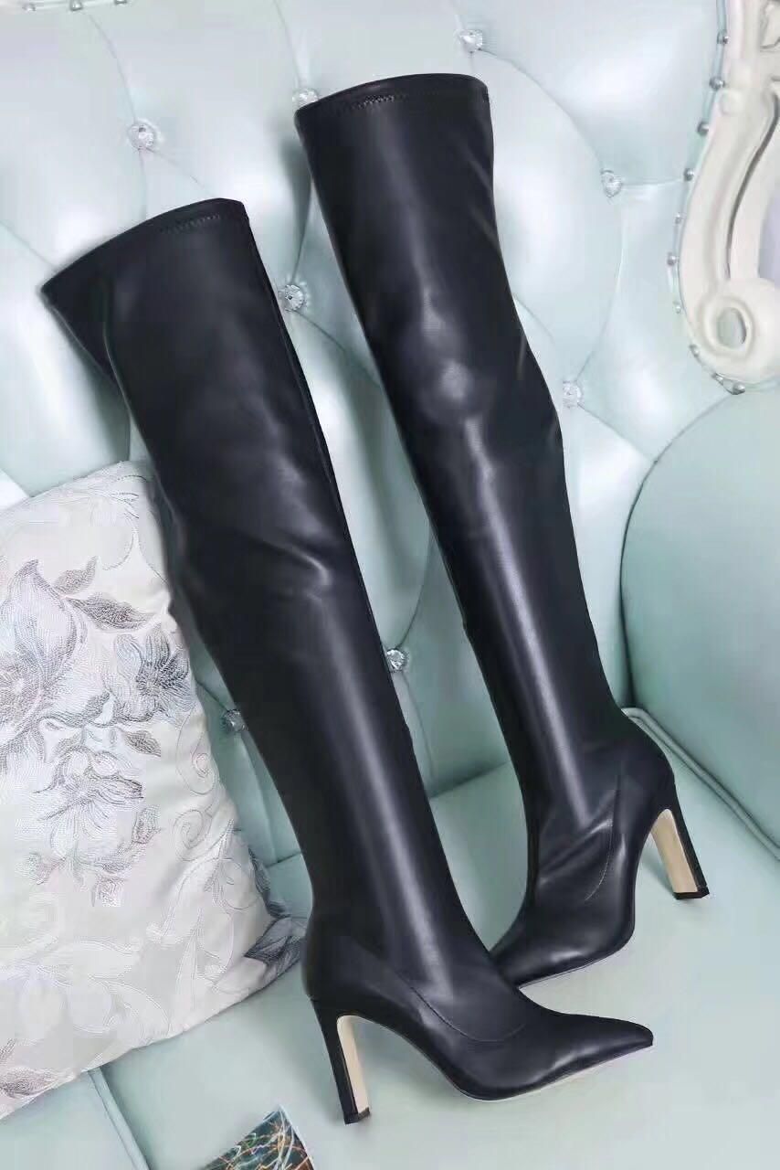 thigh high leather boots for sale