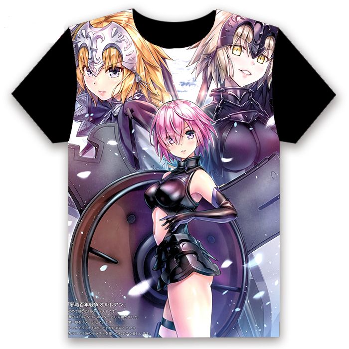 Anime T Shirt Game Fate Grand Order Saber Jeanne Darc Alter