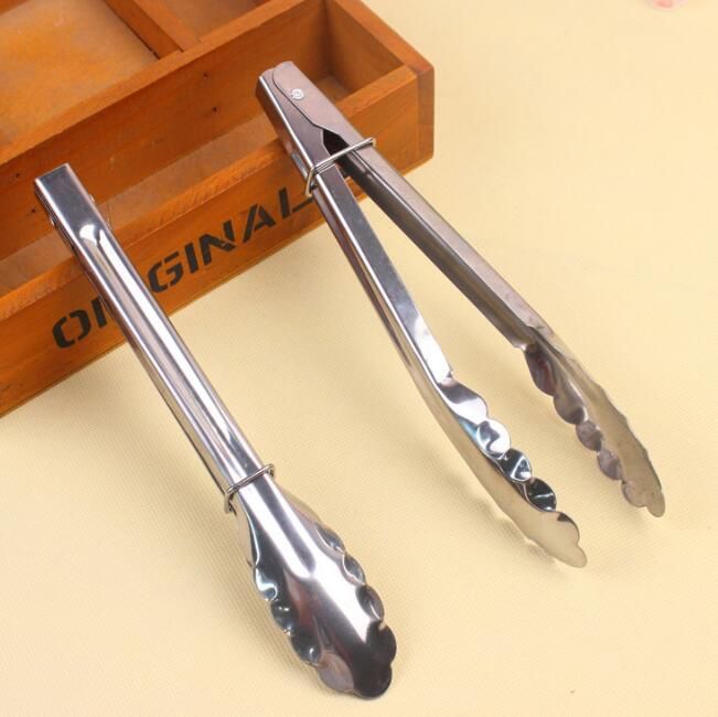 Pegcdu Barbecue in Acciaio Inox Clip Pane Cibo Ice Pinza Accessori Bar Kitchen 