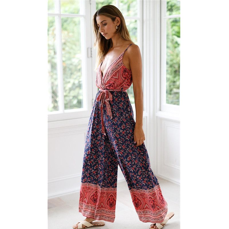 boho romper pants