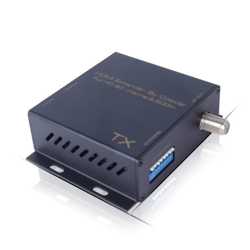 HDMI To DVB-T Modulator RF Convert Extender to Digital TV Receiver Coaxial 500m