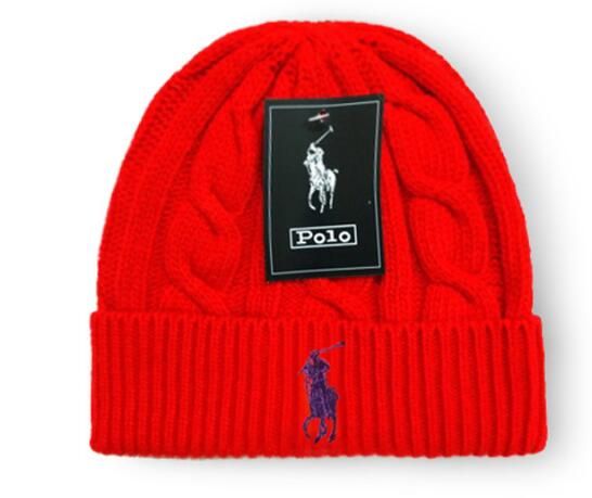 red polo skull cap