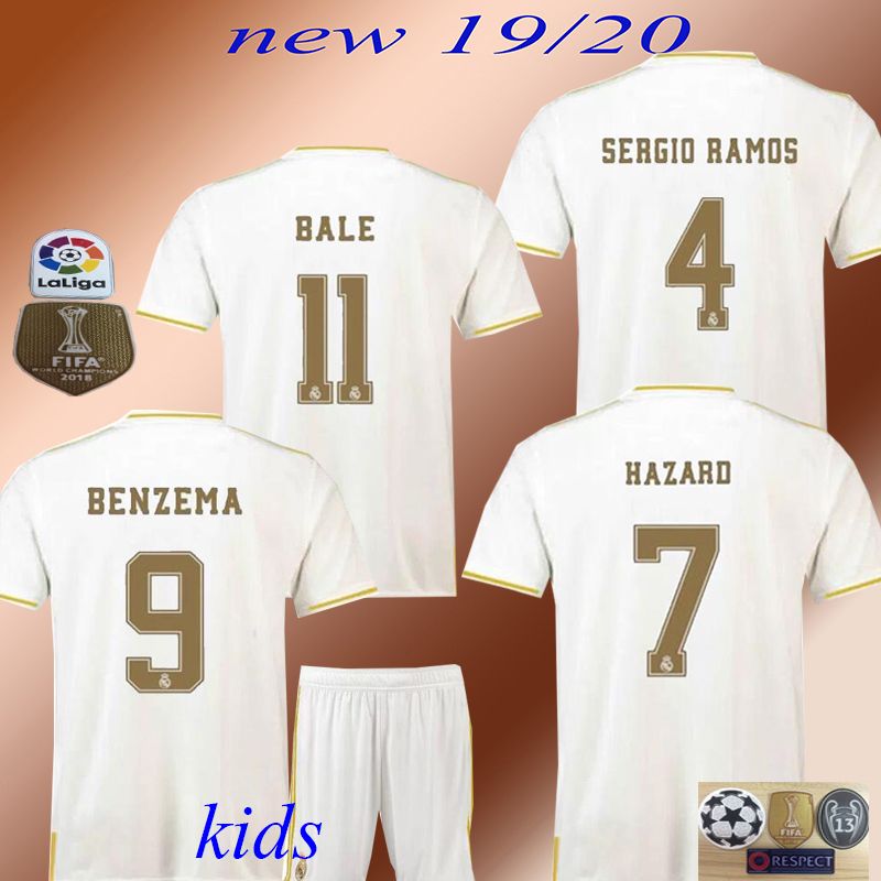 Jersey De Fútbol Del Real Madrid Hazard 2020 Camisetas Del Hogar De 2019  2020 BENZEMA SERGIO RAMOS KROOS VINICIUS JR 19 20 Camisetas De Fútbol  Maillot Por Zhiqiang88, 17,41 € | Es.Dhgate.Com