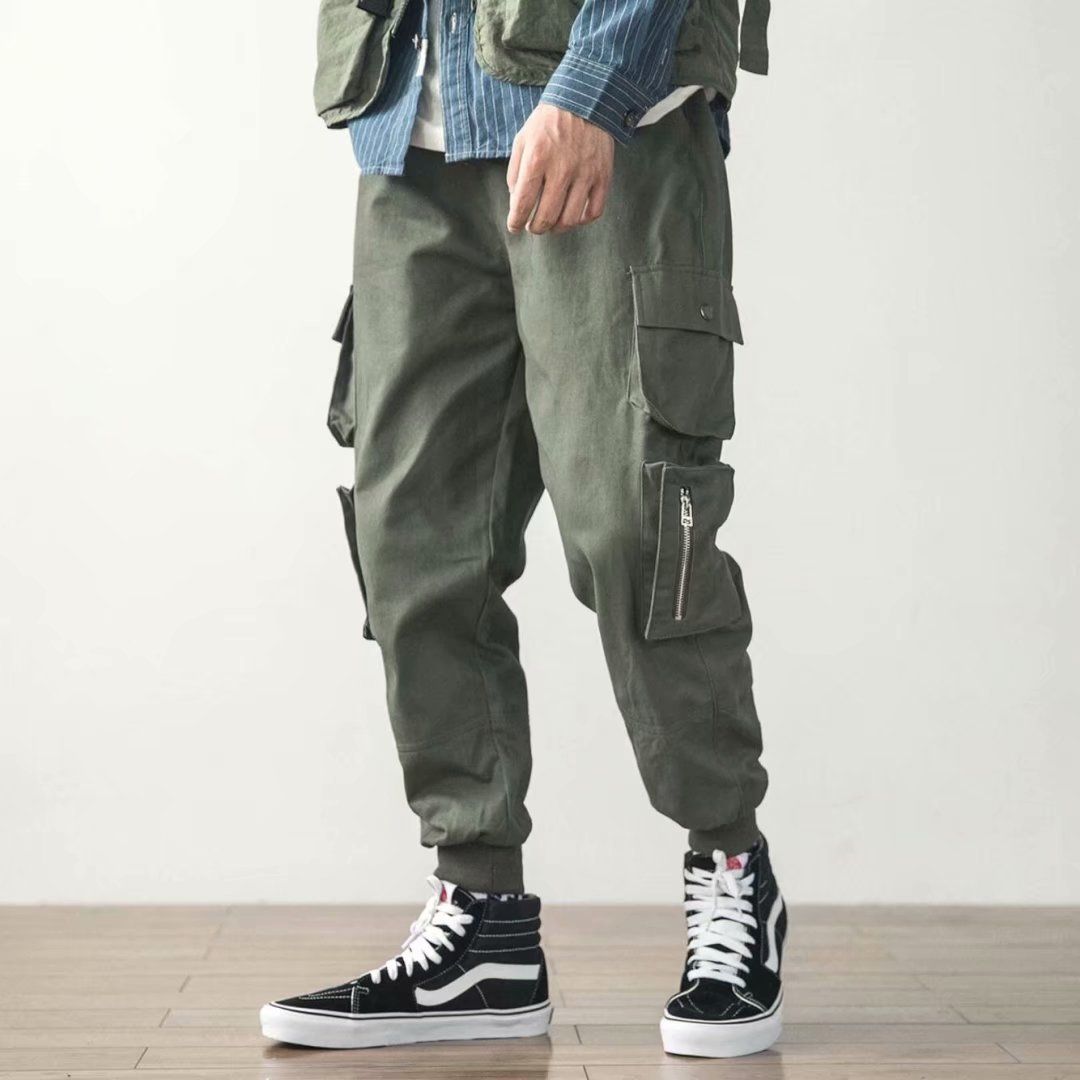en oferta! Los hombres pantalones Vaqueros Sólido Paquete Plus Tamaño 5XL  Pantalones Impreso Safari de estilo coreano Elegante de Ocio cordones  Simple de los Adolescentes de Todo el partido Flojo Nuevo ~