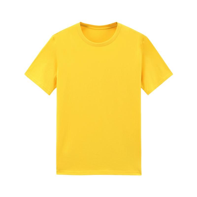 Summer Men Top Yellow T Shirts Man Oversized T Shirt For Boy Short