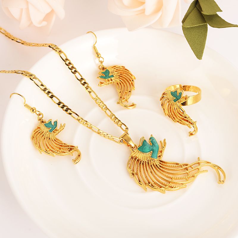 Paradise Pendant Necklace Earring 