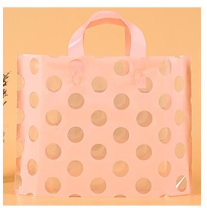 Pink dots 35x25cm with 8cm