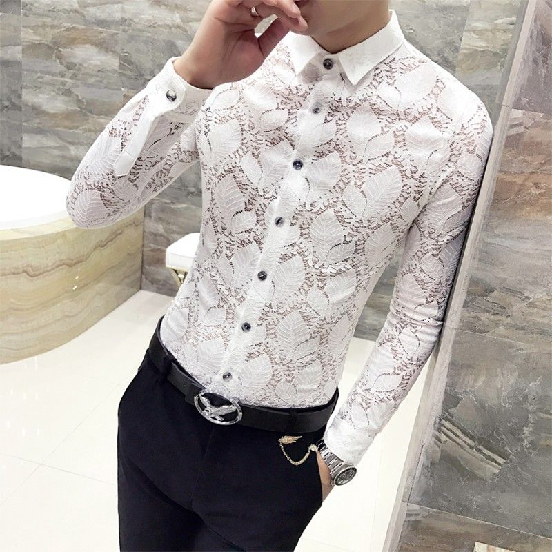 Frieed Men Linen Buttons Casual Long Sleeve Stand Collar Shirts