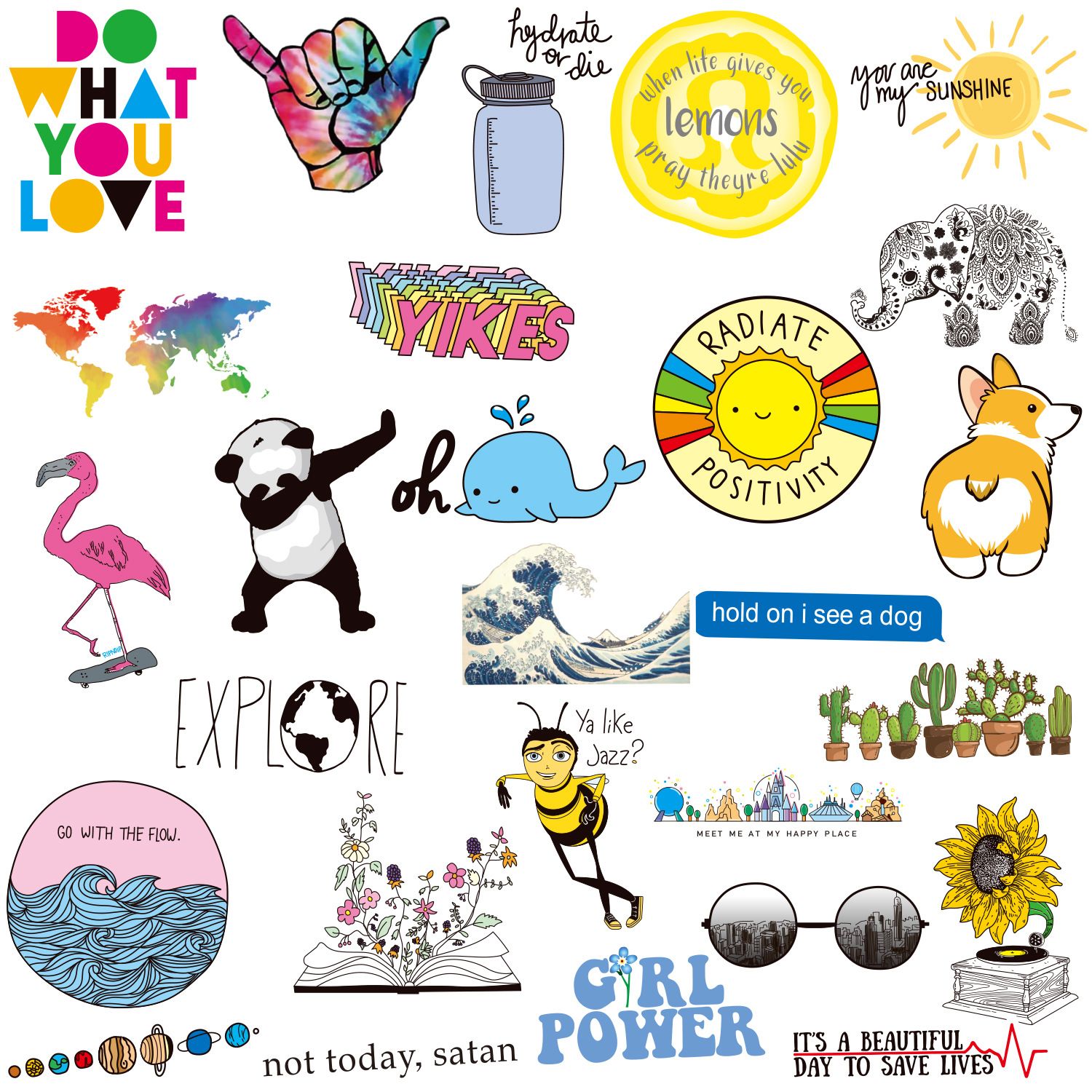 trolley bolsa stickers