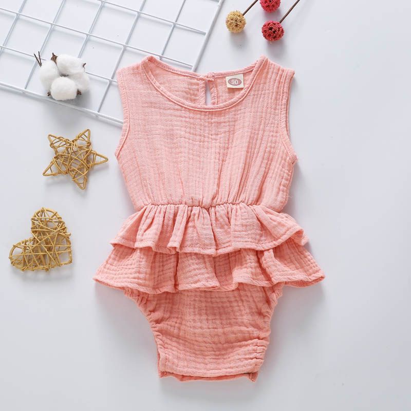ruffle onesie baby girl