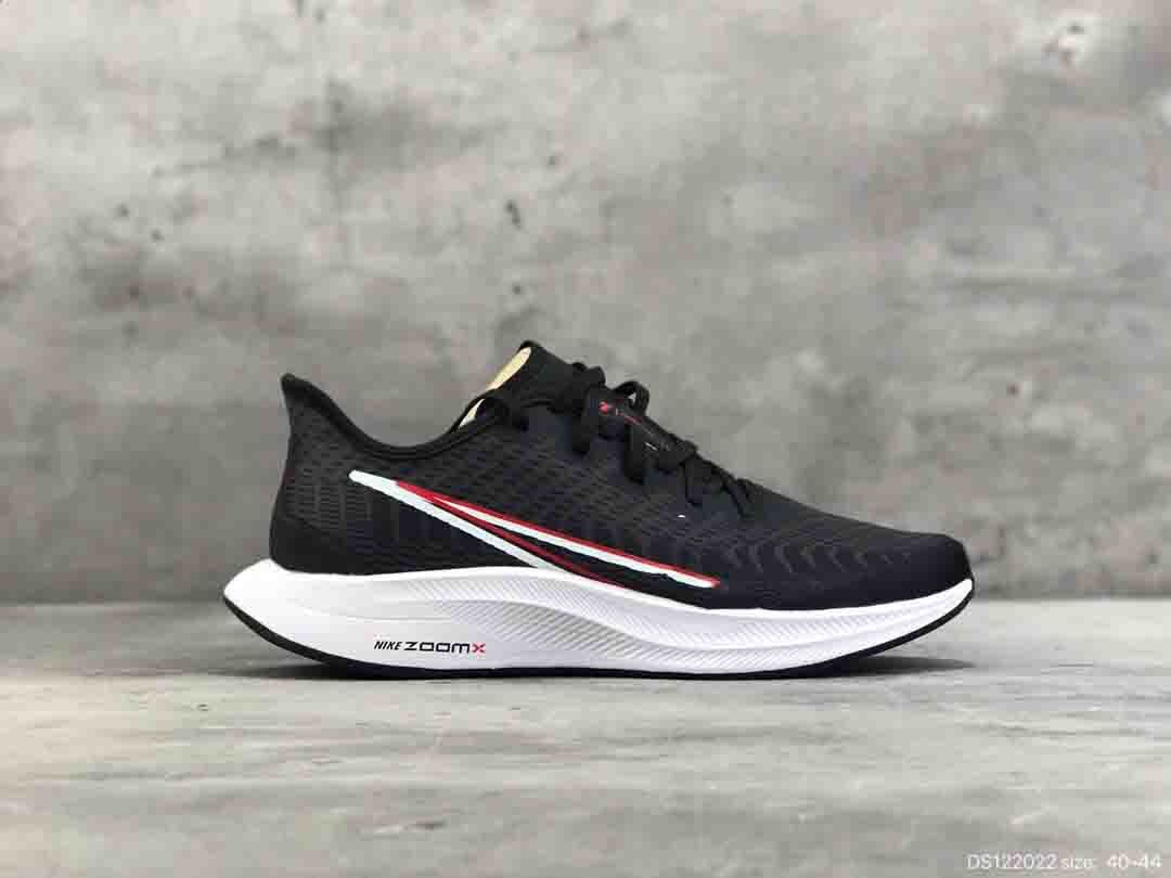 Gallo recurso Por encima de la cabeza y el hombro Nike Zoom X Pegasus los hombres y de la mujer calzado casual Turbo 2 Negro  Gris